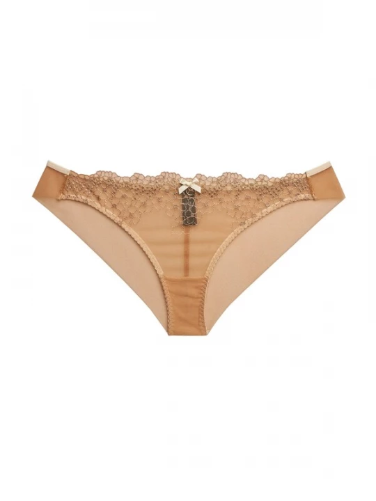 Foto van product La Muel Lingerie Slip 'embroidery opal' nude