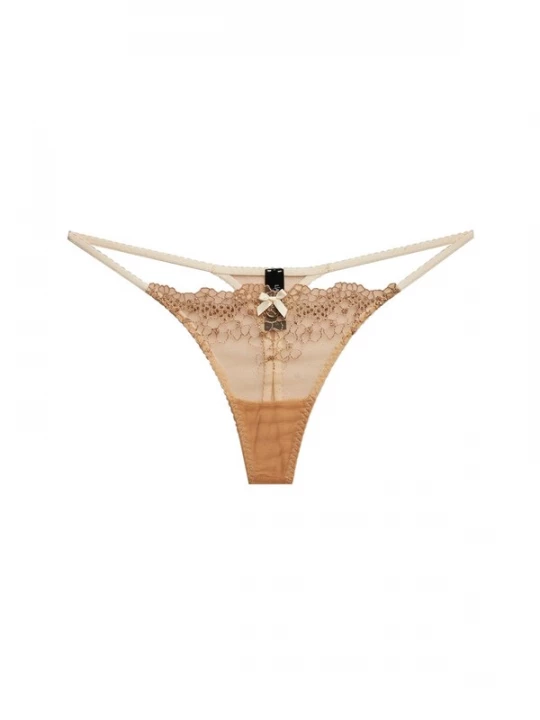 Foto van product La Muel Lingerie String 'embroidery Opal' nude