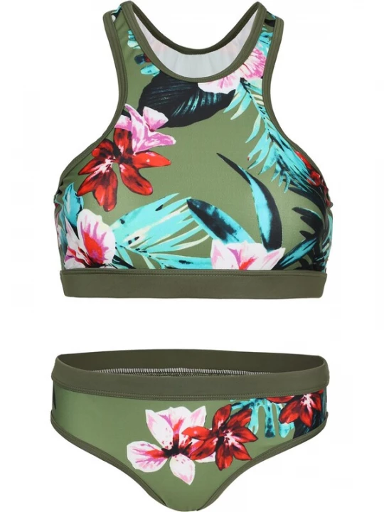 Foto van product La V Bikini 'Basic' olijfgroen