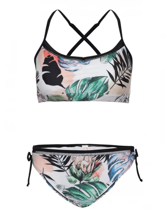 Foto van product La V Bikini 'Bikini classic met kant detail' gemengde kleuren