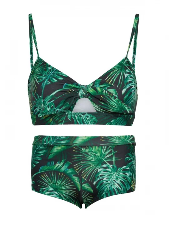 Foto van product La V Bikini 'Bikini hipster broekje' donkergroen