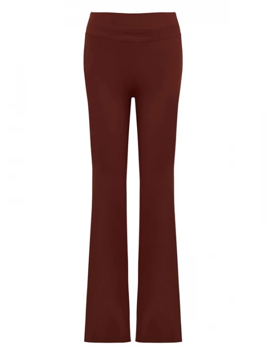 Foto van product La V Sportbroek 'Flared sportlegging Faye' bruin