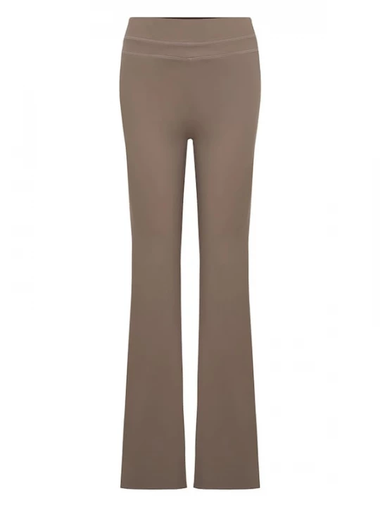 Foto van product La V Sportbroek 'Flared sportlegging Faye' taupe