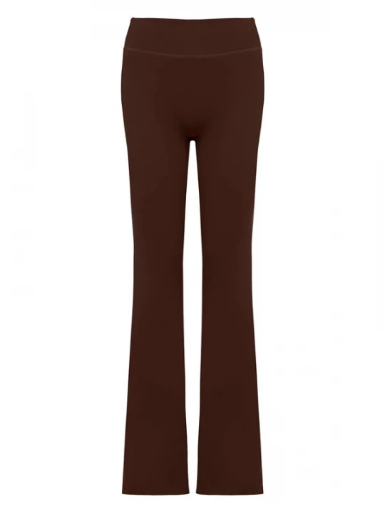 Foto van product La V Sportbroek 'Flared sportlegging Fleur' bruin