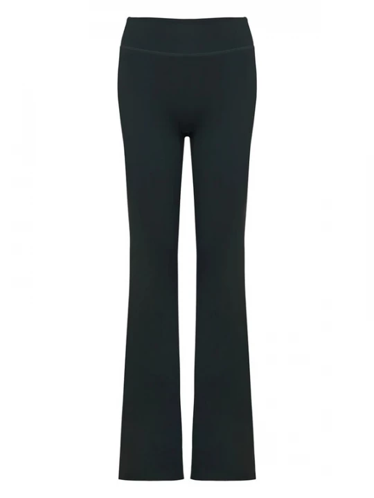 Foto van product La V Sportbroek 'Flared sportlegging Fleur' donkergroen