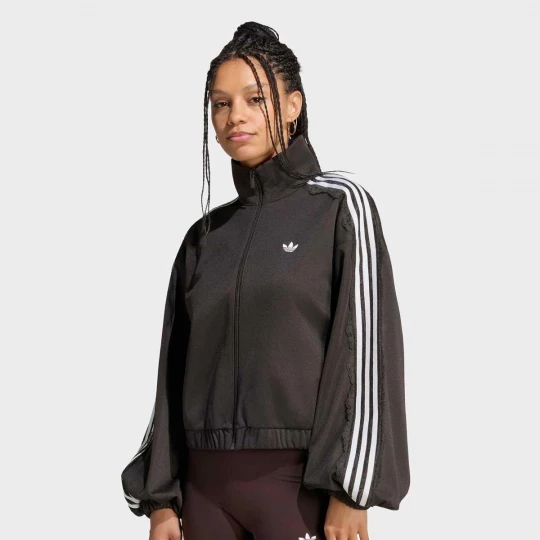 Foto van product Lace Oversized Archive Track Top adidas Originals bruin