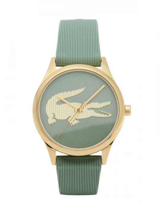 Foto van product LACOSTE Analoog horloge 'Crocodelle' goud / groen