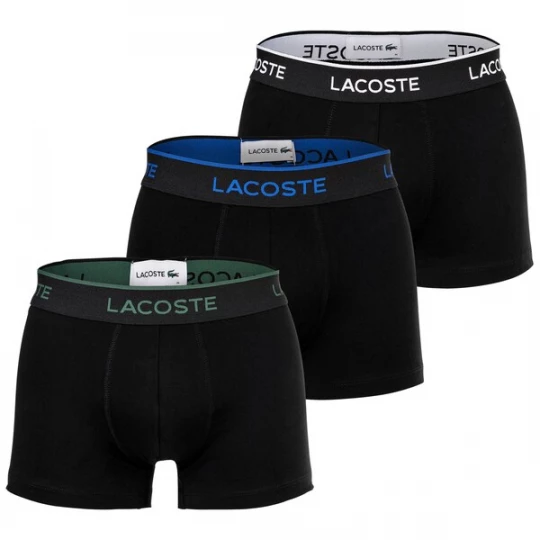 Foto van product LACOSTE Boxershorts blauw / groen / zwart / wit