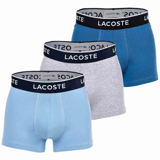 Foto van product LACOSTE Boxershorts blauw / hemelsblauw / grijs gemêleerd