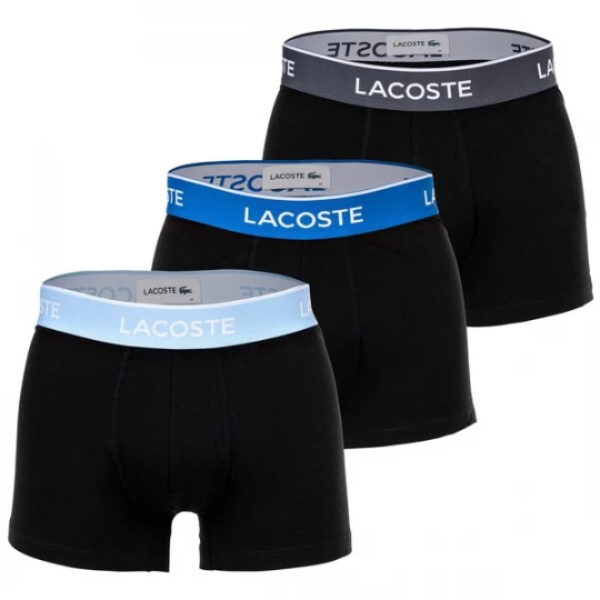 Foto van product LACOSTE Boxershorts blauw / lichtblauw / donkergrijs / zwart