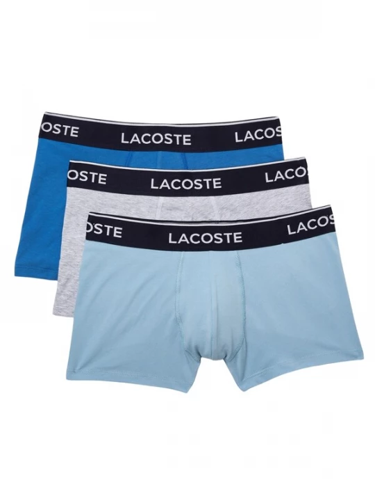 Foto van product LACOSTE Boxershorts 'Casualnoirs' blauw / lichtblauw / grijs / zwart