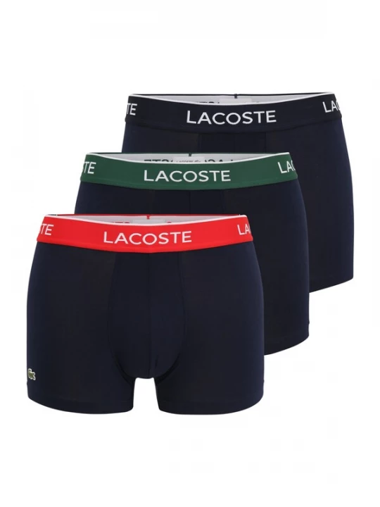 Foto van product LACOSTE Boxershorts 'Casualnoirs' nachtblauw / donkergroen / knalrood / wit