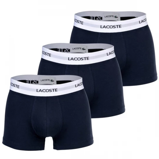 Foto van product LACOSTE Boxershorts donkerblauw / lichtgrijs / zwart