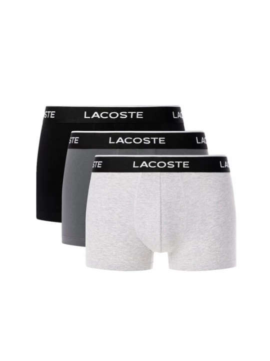 Foto van product LACOSTE Boxershorts donkergrijs / grijs gemêleerd / zwart