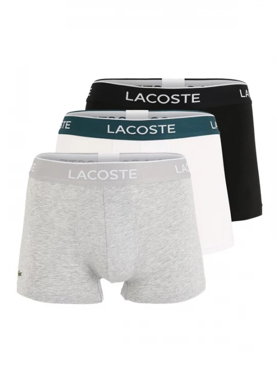 Foto van product LACOSTE Boxershorts grijs gemêleerd / petrol / zwart / wit