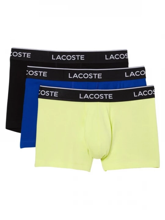 Foto van product LACOSTE Boxershorts kobaltblauw / limoen / zwart / wit