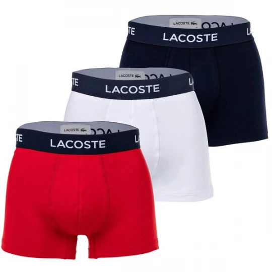 Foto van product LACOSTE Boxershorts nachtblauw / rood / wit