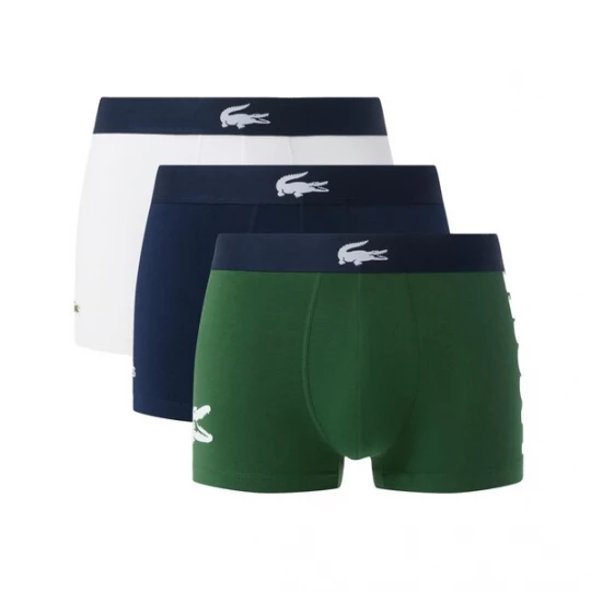Foto van product LACOSTE Boxershorts navy / groen / wit