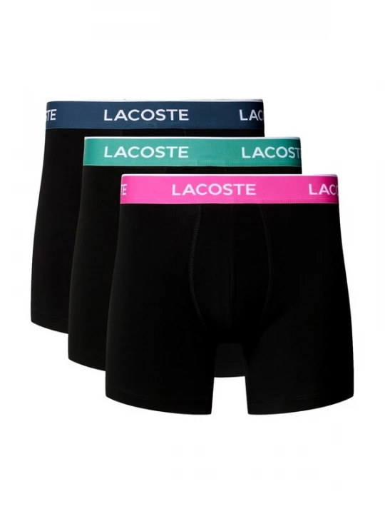 Foto van product LACOSTE Boxershorts navy / jade groen / neonroze / zwart