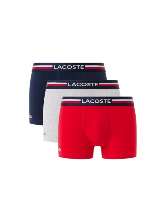 Foto van product LACOSTE Boxershorts navy / rood / wit