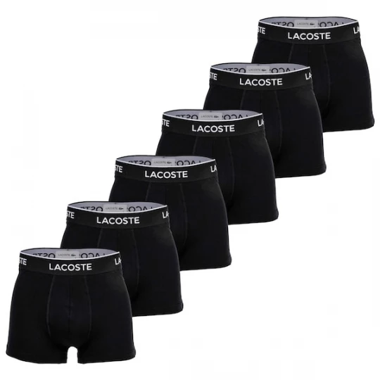 Foto van product LACOSTE Boxershorts zwart / wit