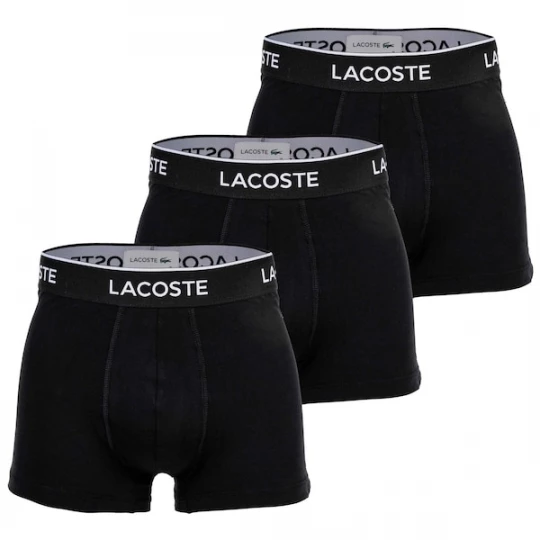 Foto van product LACOSTE Boxershorts zwart / wit