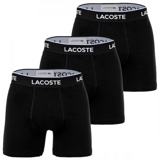 Foto van product LACOSTE Boxershorts zwart / wit