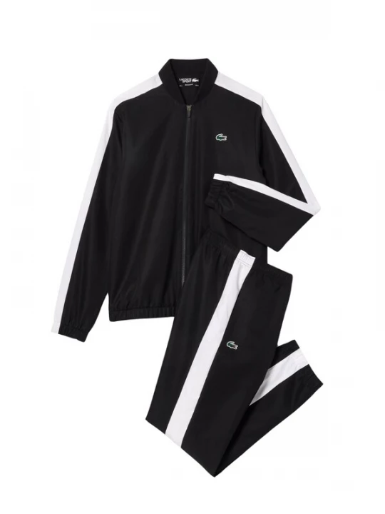 Foto van product LACOSTE Joggingpak zwart / wit