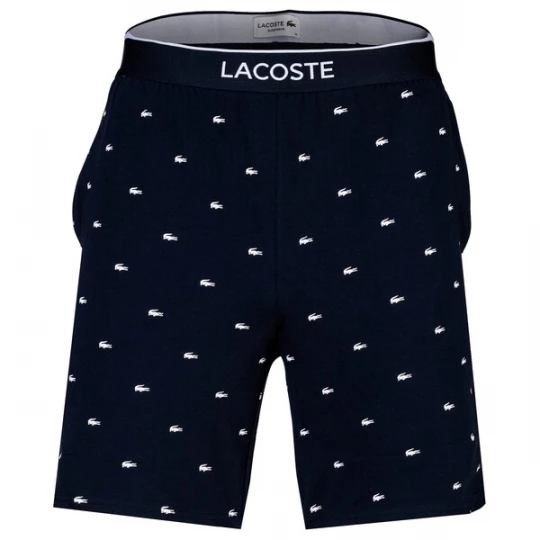 Foto van product LACOSTE Pyjamabroek donkerblauw / wit