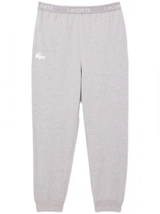 Foto van product LACOSTE Pyjamabroek grijs / wit