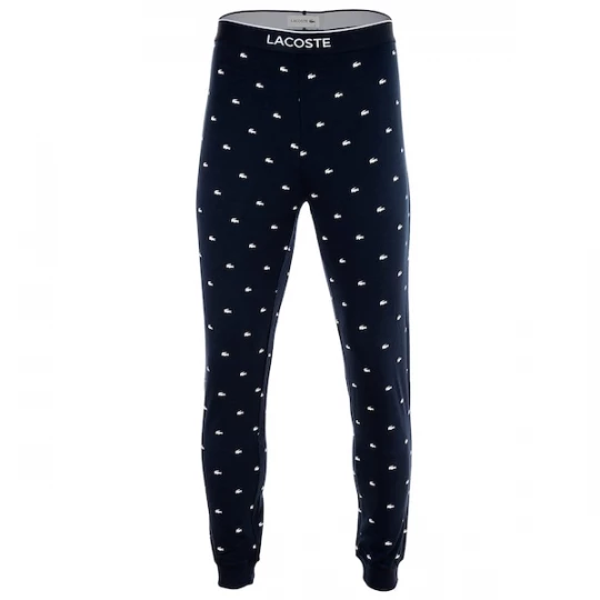 Foto van product LACOSTE Pyjamabroek nachtblauw / wit