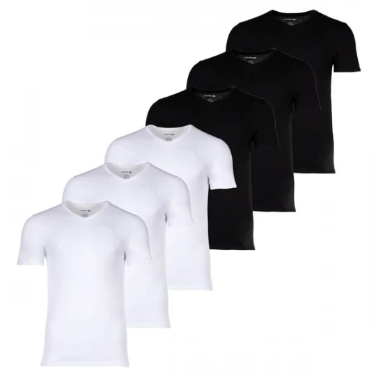 Foto van product LACOSTE Shirt zwart / wit