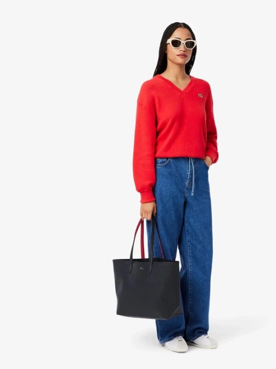 Foto van product LACOSTE Shopper 'Lacoste Sac Cabas zippé Anna Abimes Petunia' blauw