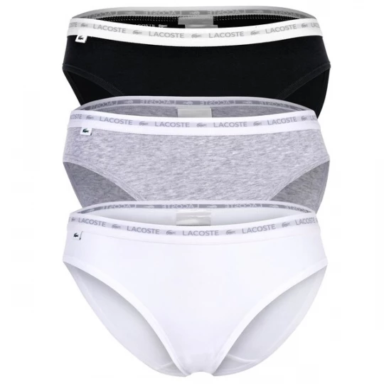 Foto van product LACOSTE Slip grijs gemêleerd / zwart / wit