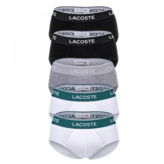Foto van product LACOSTE Slip grijs / petrol / zwart / wit