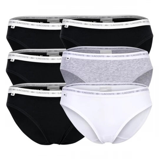 Foto van product LACOSTE Slip grijs / zwart / wit