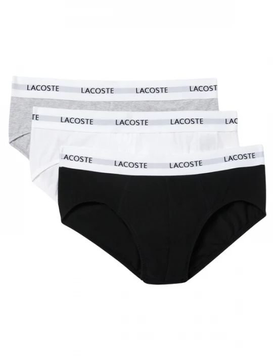 Foto van product LACOSTE Slip lichtgrijs / grijs gemêleerd / zwart / wit