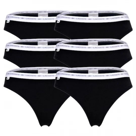 Foto van product LACOSTE String zwart