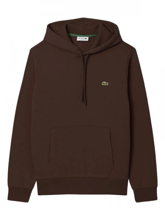 Foto van product LACOSTE Sweatshirt 'Essential' chocoladebruin / groen / rood / wit