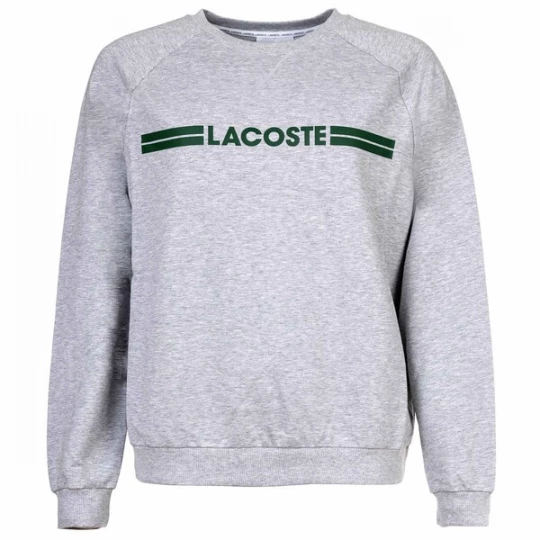Foto van product LACOSTE Sweatshirt grijs gemêleerd / donkergroen