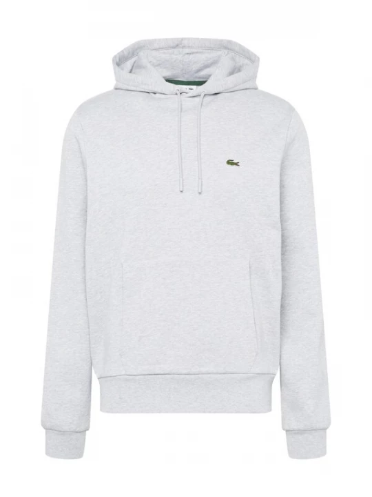 Foto van product LACOSTE Sweatshirt lichtgrijs / groen / knalrood / wit