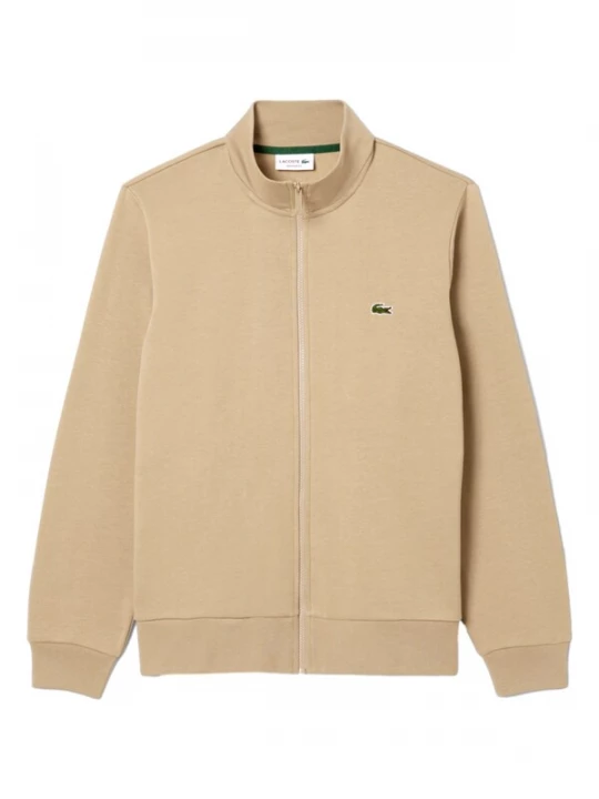 Foto van product LACOSTE Sweatvest beige / groen / wit