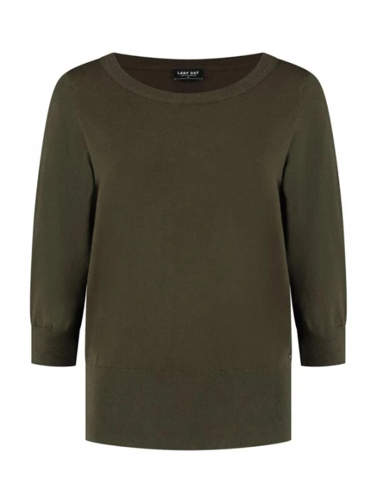 Foto van product Lady Day Trui 'Lady Day Eva deep forest' groen