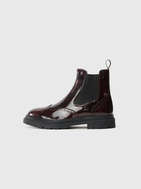 Foto van product Lage laarzen Steve Madden donkerrood