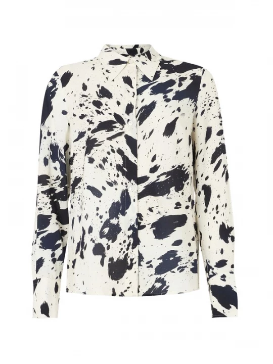 Foto van product Lala Berlin Blouse 'Bea' zwart / wit