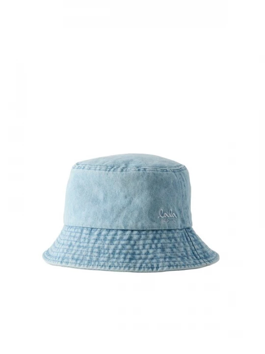 Foto van product Lala Berlin Hoed blauw denim / wit