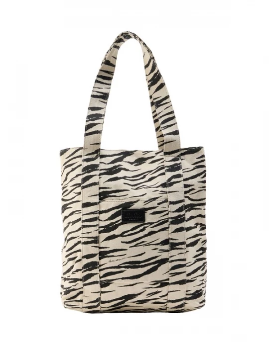 Foto van product Lala Berlin Shopper 'Carmela 2.0' zwart / natuurwit
