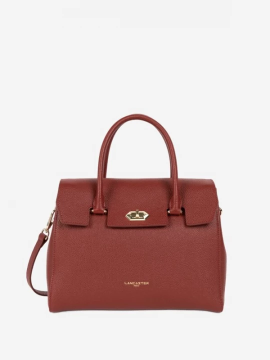Foto van product LANCASTER Paris Handtas 'Lancaster Sac à main A rabat avec fermoir M Milano Cosmos Carmin' rood