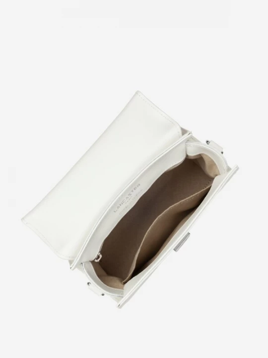 Foto van product LANCASTER Paris Handtas 'Lancaster Sac à main A rabat avec fermoir S Suave Even Blanc Cassé' wit