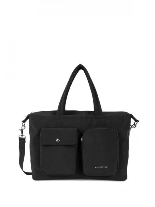 Foto van product LANCASTER Paris Handtas 'Lancaster Sac à main bowling Zippé Basic Pocket Noir' zwart